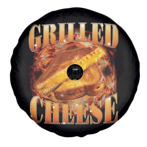 Grilled Cheese Spare Tire Cover Food Lover Funny Gag Weird Meme 90s TS11 Print Your Wear