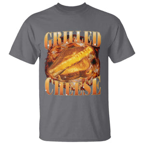 Grilled Cheese T Shirt Food Lover Funny Gag Weird Meme 90s TS11 Charcoal Print Your Wear
