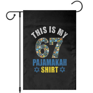 Funny 67 Hanukkah Garden Flag This Is My 67 Pajamakah Gift TS11 Black Print Your Wear