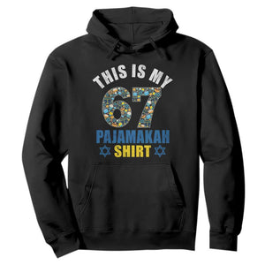Funny 67 Hanukkah Hoodie This Is My 67 Pajamakah Gift TS11 Black Print Your Wear