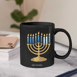 Funny 67 Hanukkah Coffee Mug Chanukah Menorah Sixth Seventh Night TS11 Print Your Wear
