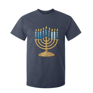 Funny 67 Hanukkah T Shirt For Kid Chanukah Menorah Sixth Seventh Night TS11 Navy Print Your Wear
