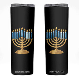 Funny 67 Hanukkah Skinny Tumbler Chanukah Menorah Sixth Seventh Night TS11 Black Print Your Wear