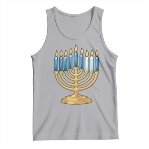Funny 67 Hanukkah Tank Top Chanukah Menorah Sixth Seventh Night - Print Your Wear