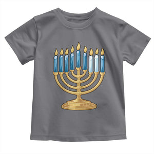 Funny 67 Hanukkah Toddler T Shirt Chanukah Menorah Sixth Seventh Night TS11 Charcoal Print Your Wear