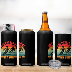 Funny Skiing Ski Dad 4 in 1 Can Cooler Tumbler Got Passed By My Son Retro Vintage TS11 Print Your Wear