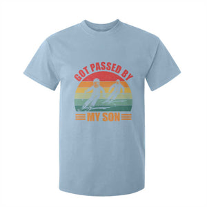 Funny Skiing Ski Dad T Shirt For Kid Got Passed By My Son Retro Vintage TS11 Light Blue Print Your Wear