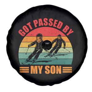 Funny Skiing Ski Dad Spare Tire Cover Got Passed By My Son Retro Vintage TS11 Print Your Wear