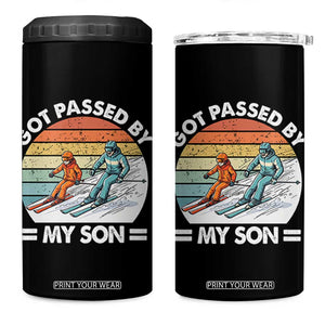 Funny Ski Dad 4 in 1 Can Cooler Tumbler Got Passed By My Son Retro Vintage TS11 One Size: 16 oz Black Print Your Wear