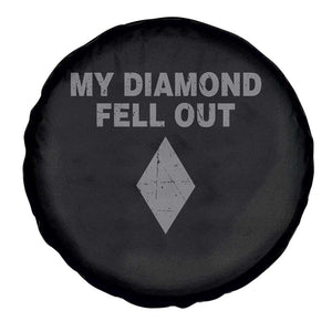 Funny Skiing Snowboarding Spare Tire Cover My Diamond Fell Out Ski Puns Double Black Diamond TS11 Print Your Wear