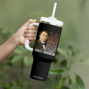 Booker Taliaferro Washington Tumbler With Handle A Lie Doesn't Become Truth Black History Month TS11 Print Your Wear