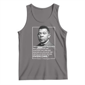 Booker Taliaferro Washington Tank Top Success Is To Be Measured Not So Much By The Position That One Has Reached TS11 Deep Heather Print Your Wear