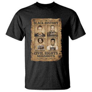 Black History Civil Rights Mugshots T Shirt Malcolm X MLK John Lewis Huey P Newton TS11 Black Print Your Wear