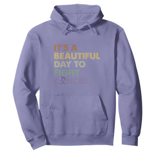 All Cancer Awareness Hoodie It's A Beautiful Day To Fight Cancer Lavender Ribbon TS11 Violet Print Your Wear