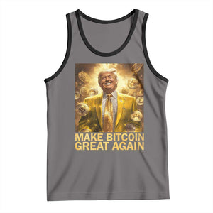 Funny Trump Bitcoin 2025 Tank Top Make Bitcoin Great Again TS11 Deep Heather Black Print Your Wear