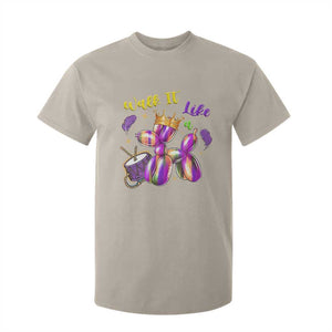 Funny Mardi Gras T Shirt For Kid Walk It Like A Dog Balloon New Orleans TS11 Sand Print Your Wear