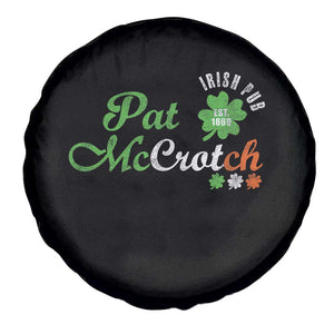 Pat McCrotch Irish Pub Spare Tire Cover St Patricks Day Drinking Humor TS11 Print Your Wear