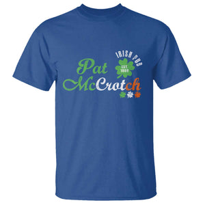 Pat McCrotch Irish Pub T Shirt St Patricks Day Drinking Humor TS11 Royal Blue Print Your Wear