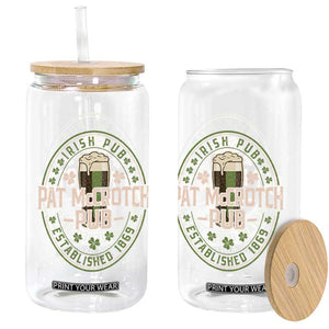 Funny Pat McCrotch Irish Pub Glass Can St Patricks Day Adult Humor Party Drinking TS11 Print Your Wear