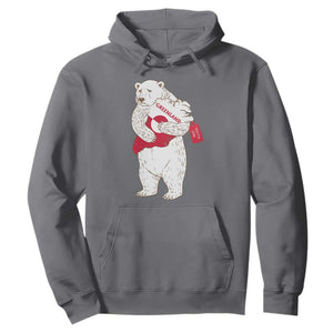 Greenland Is Not For Sale Hoodie Greenland Bear Hug TS11 Charcoal Print Your Wear