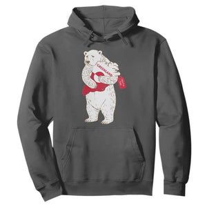 Greenland Is Not For Sale Hoodie Greenland Bear Hug TS11 Dark Heather Print Your Wear