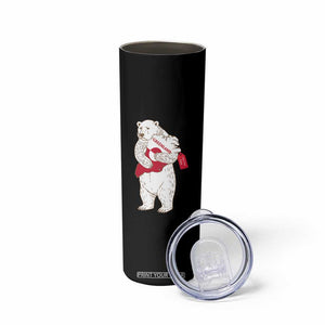 Greenland Is Not For Sale Skinny Tumbler Greenland Bear Hug TS11 Print Your Wear