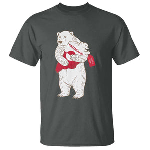 Greenland Is Not For Sale T Shirt Greenland Bear Hug TS11 Dark Heather Print Your Wear