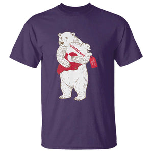 Greenland Is Not For Sale T Shirt Greenland Bear Hug TS11 Purple Print Your Wear