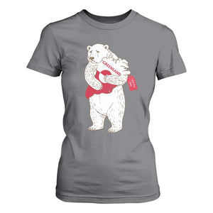 Greenland Is Not For Sale T Shirt For Women Greenland Bear Hug TS11 Charcoal Print Your Wear