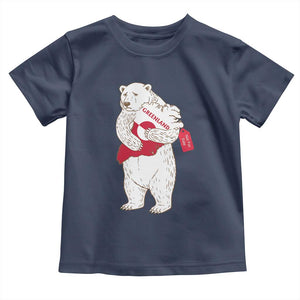 Greenland Is Not For Sale Toddler T Shirt Greenland Bear Hug TS11 Navy Print Your Wear