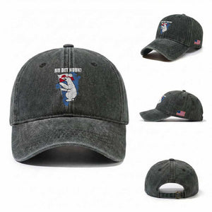 Nu Det Nuuk Nows Enough Washed Cotton Baseball Cap Funny Saying Bear Greenlandic Flag TS11 Washed Cap Universal Fit Dark Green Print Your Wear
