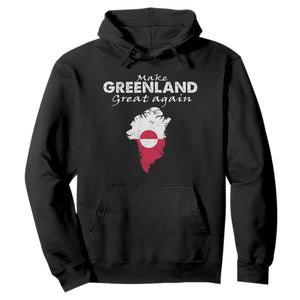 Make Greenland Great Again Hoodie Act USA 51st State Greenland TS11 Black Print Your Wear
