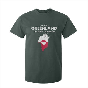 Make Greenland Great Again T Shirt For Kid Act USA 51st State Greenland TS11 Dark Forest Green Print Your Wear