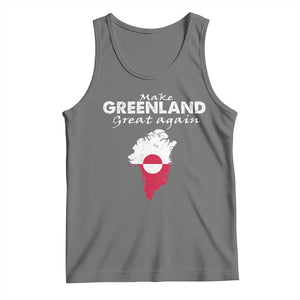 Make Greenland Great Again Tank Top Act USA 51st State Greenland TS11 Black Heather Print Your Wear