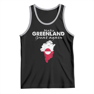 Make Greenland Great Again Tank Top Act USA 51st State Greenland TS11 Black Athletic Heather Print Your Wear