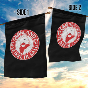 Greenland Is Not For Sale Garden Flag Gronland Er Ikke Til Salg Greenland Protest TS11 Print Your Wear