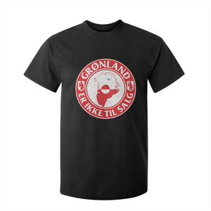 Greenland Is Not For Sale T Shirt For Kid Gronland Er Ikke Til Salg Greenland Protest TS11 Black Print Your Wear