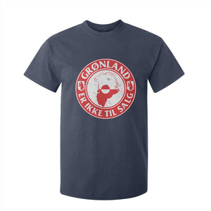 Greenland Is Not For Sale T Shirt For Kid Gronland Er Ikke Til Salg Greenland Protest TS11 Navy Print Your Wear