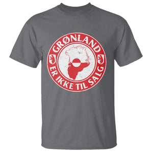 Greenland Is Not For Sale T Shirt Gronland Er Ikke Til Salg Greenland Protest TS11 Charcoal Print Your Wear