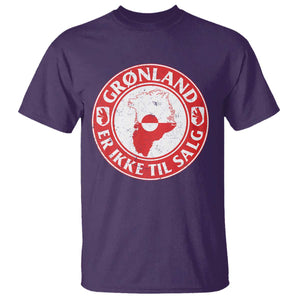 Greenland Is Not For Sale T Shirt Gronland Er Ikke Til Salg Greenland Protest TS11 Purple Print Your Wear