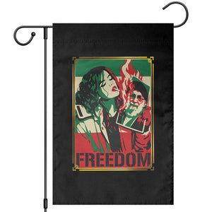 Free Iran Protest Garden Flag Support Women Life Freedom Statement TS11 Black Print Your Wear