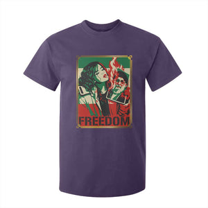Free Iran Protest T Shirt For Kid Support Women Life Freedom Statement TS11 Purple Print Your Wear