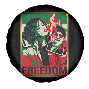 Free Iran Protest Spare Tire Cover Support Women Life Freedom Statement TS11 Print Your Wear