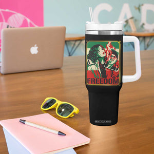 Free Iran Protest Tumbler With Handle Support Women Life Freedom Statement TS11 Print Your Wear
