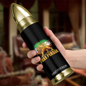 Free Persian Bullet Tumbler Iran Flag Lion And Sun Persian Pride Iranian Protests TS11 Print Your Wear