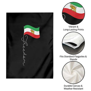 Persian Freedom Garden Flag Free Iran Proud Persian Iranian TS11 Print Your Wear