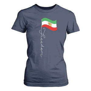 Persian Freedom T Shirt For Women Free Iran Proud Persian Iranian TS11 Navy Print Your Wear