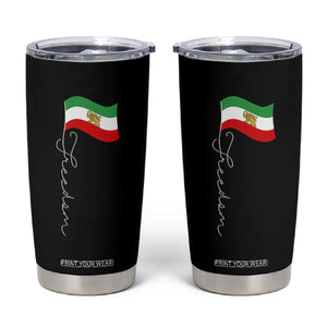 Persian Freedom Tumbler Cup Free Iran Proud Persian Iranian TS11 Black Print Your Wear