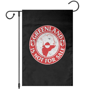 Greenland Is Not For Sale Garden Flag Political Statement Arms of Greenland TS11 Black Print Your Wear