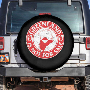 Greenland Is Not For Sale Spare Tire Cover Political Statement Arms of Greenland TS11 No hole Black Print Your Wear